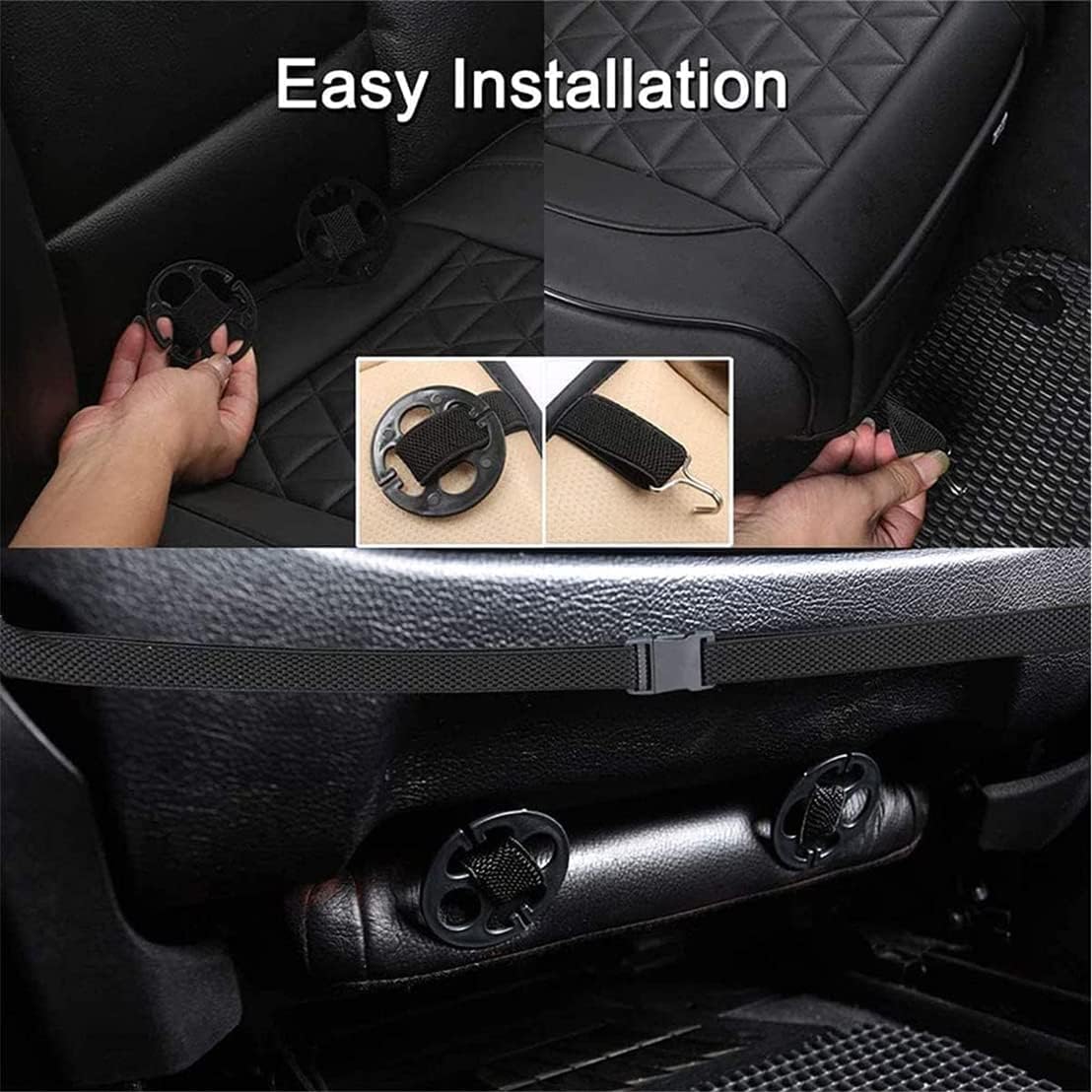 Full Set for Dodge for Charger Challenger Dart Durango Journey Seat Covers Purple PU Leather Car Front Rear Seat Protection Cushions 5-Seat Cover Airbag Compatible Mbz184-Type Waterproof