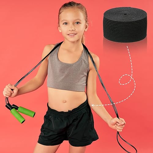 Miniatura 44 de WILLBOND 12 rollos de banda elástica colorida plegable, banda elástica resistente, banda plana de punto para costura, manualidades, puños de edredón