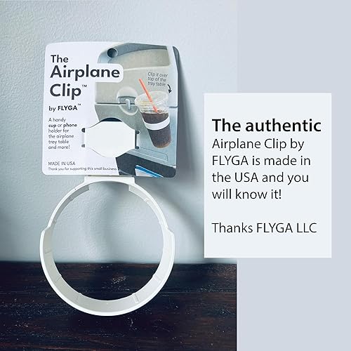 Miniatura 3 de FLYGA Accesorio de viaje con soporte para teléfono o bebida para avión (azul)