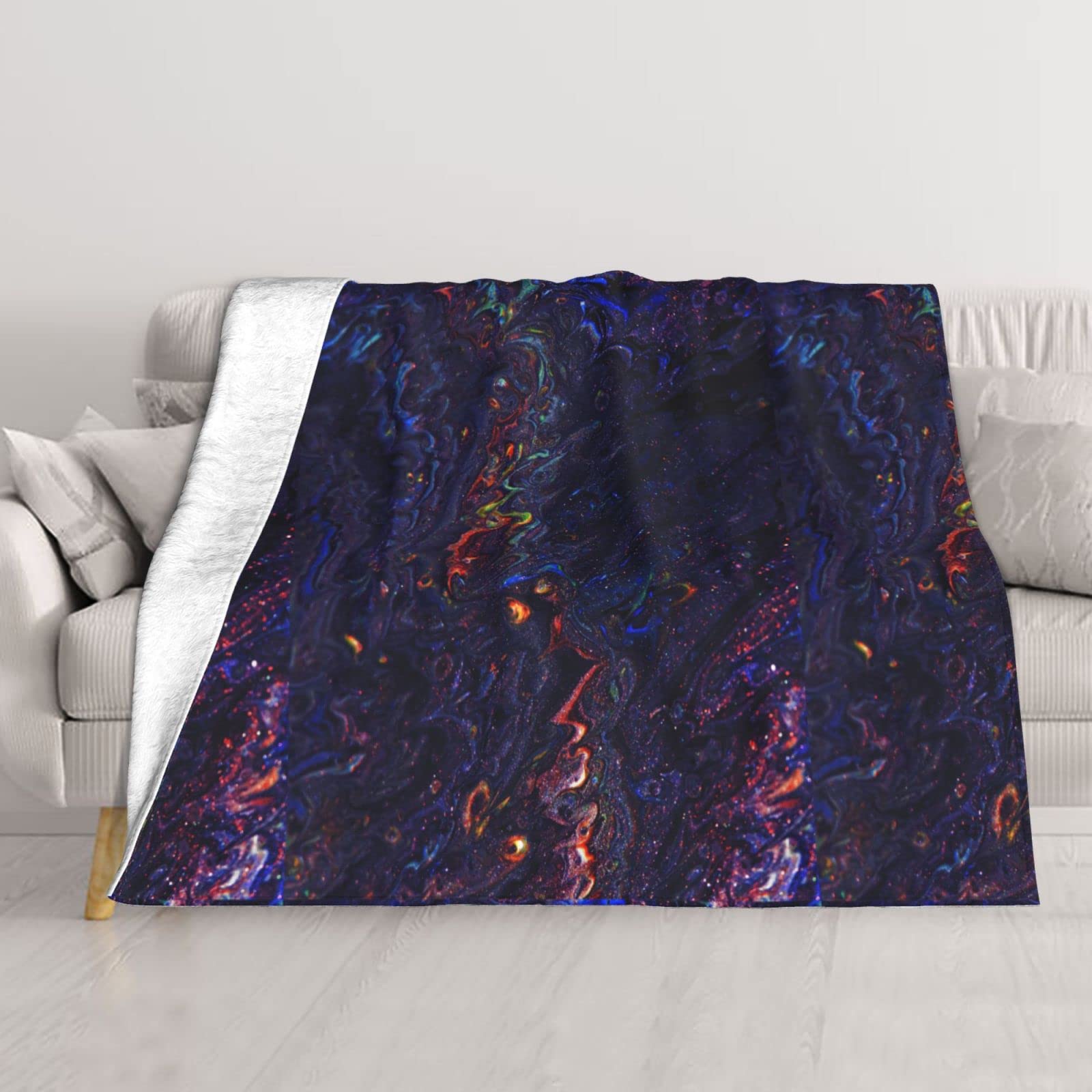 Couverture en peluche douce et réconfortante pour des moments de tendresse à la maison