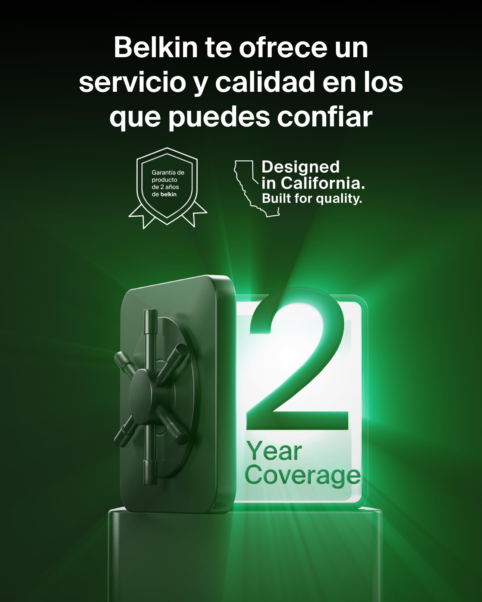 Belkin UltraCharge Cargador Inalámbrico 3 en 1 Qi2, 25W, Cargador Magnético Compatible con MagSafe, Estación de Carga para iPhone 17, Air, Apple Watch, AirPods, Pixelsnap, Adaptador de 45W - Blanco