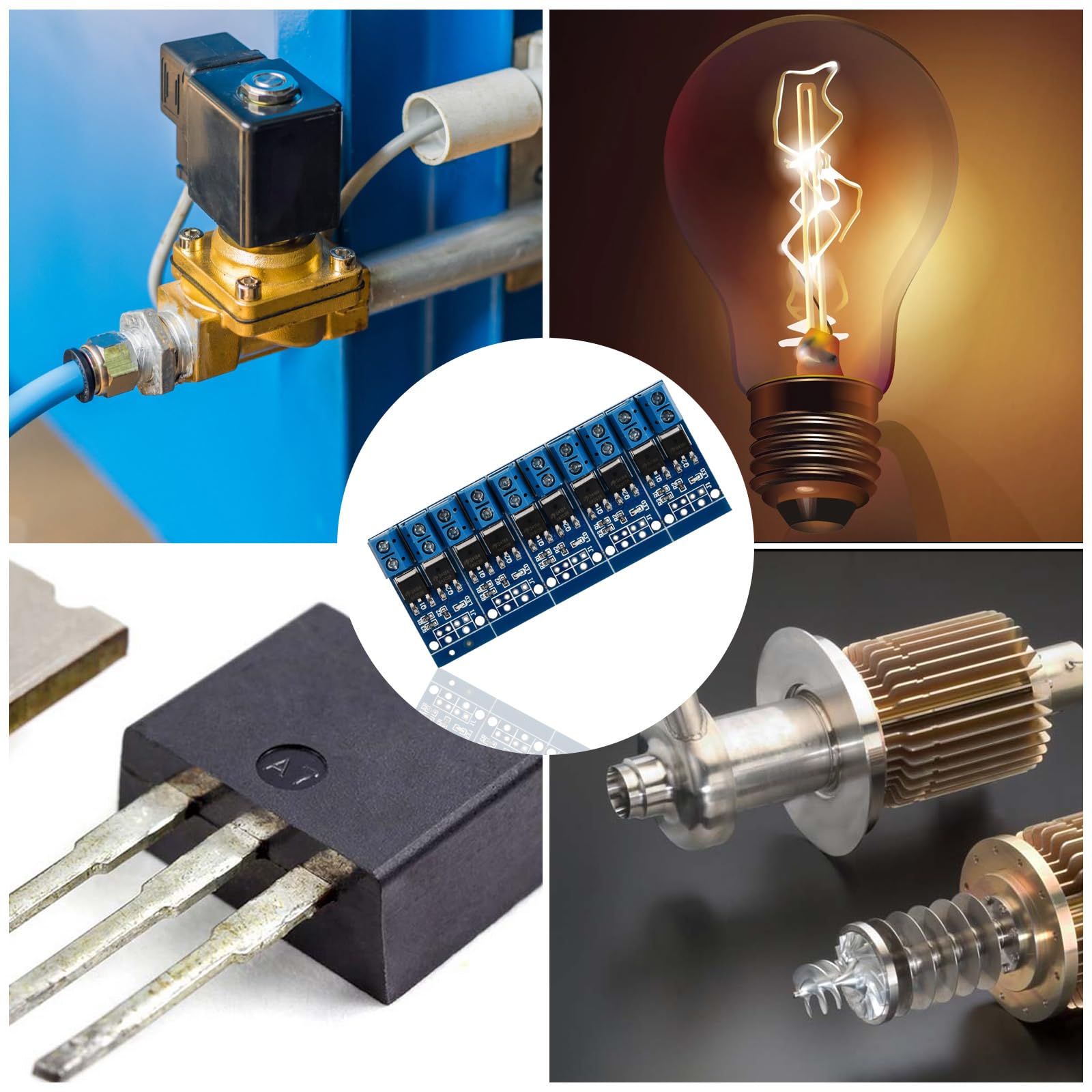 5x PWM-Mosfet-Treibermodul 5-36V 15A (30A Spitze) – Für Motor, LED & Co., Dual-MOS, 400W