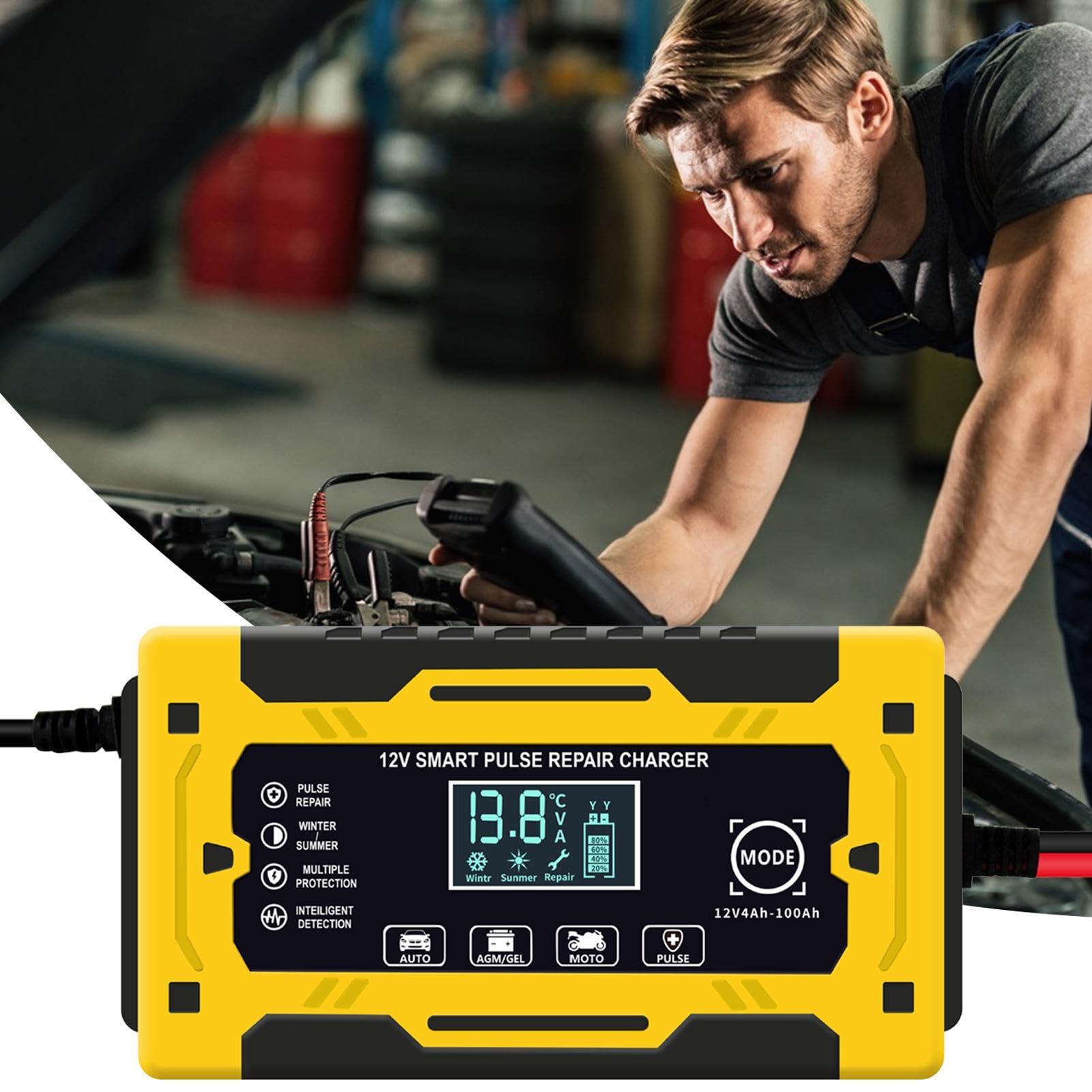 Ładowarka samochodowa 12V 6A,Ładowarka samochodowa 12V 6A Przenośny