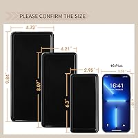 Vista 6 de Gurygo Bandejas de Baño de 8", Bandejas de Cerámica para Tocador de Baño, Bandeja de Cerámica Pequeña, Bandeja de Jabón de Cocina para Encimera