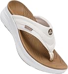 Women's Orthotic Platform Flip Flop with Arch Support Ladies Comfortable Recovery Walking Thong Sandals Slip On Indoor Outdoor for Summer Beach