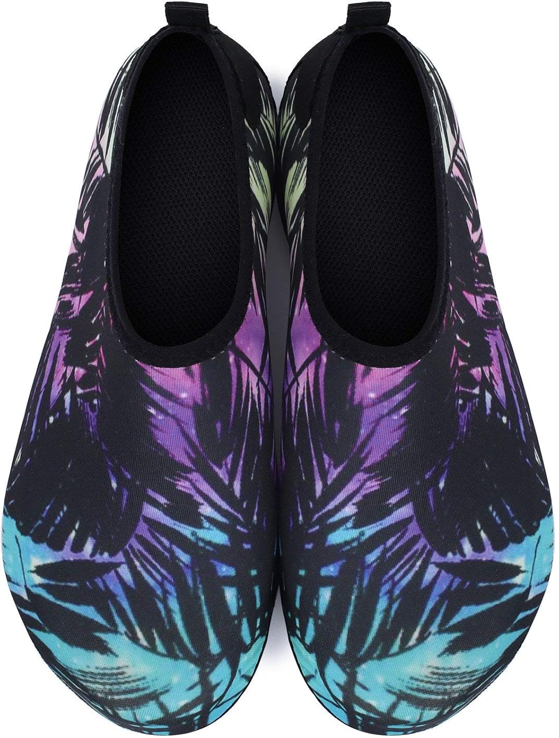 L-RUN Unisex Water Shoes Barefoot Skin Summer Swim Shoes for Run Dive Surf Beach Yoga 13.5-14.5 Women/12-13 Men Jungle