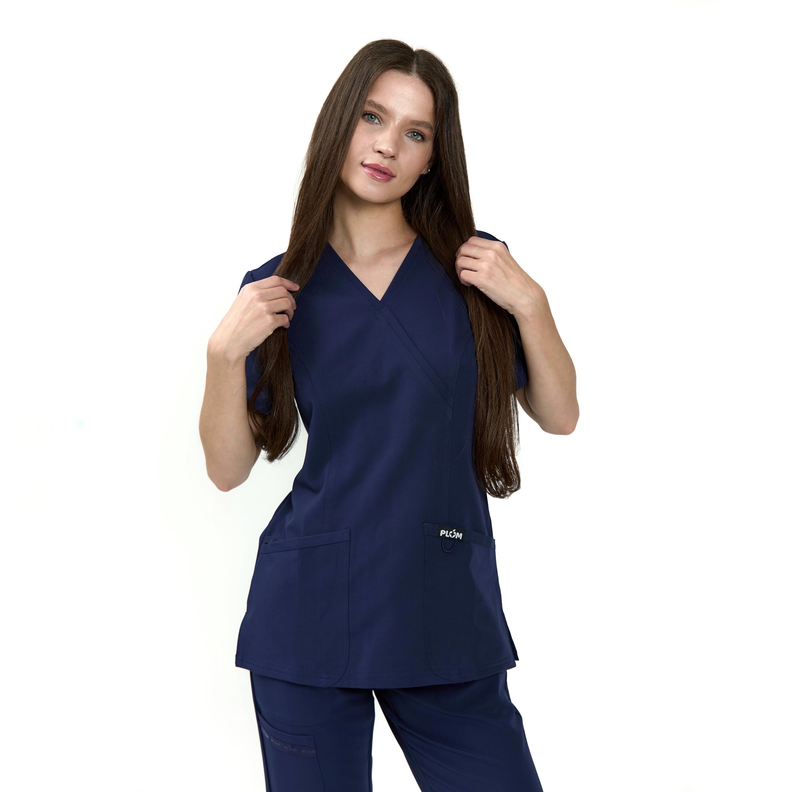 Conjunto Sanitario Mujer Tejido Antibacteriano y Transpirable – Estilo Moderno con Bolsillos – Uniforme médico para Enfermeras y doctoras