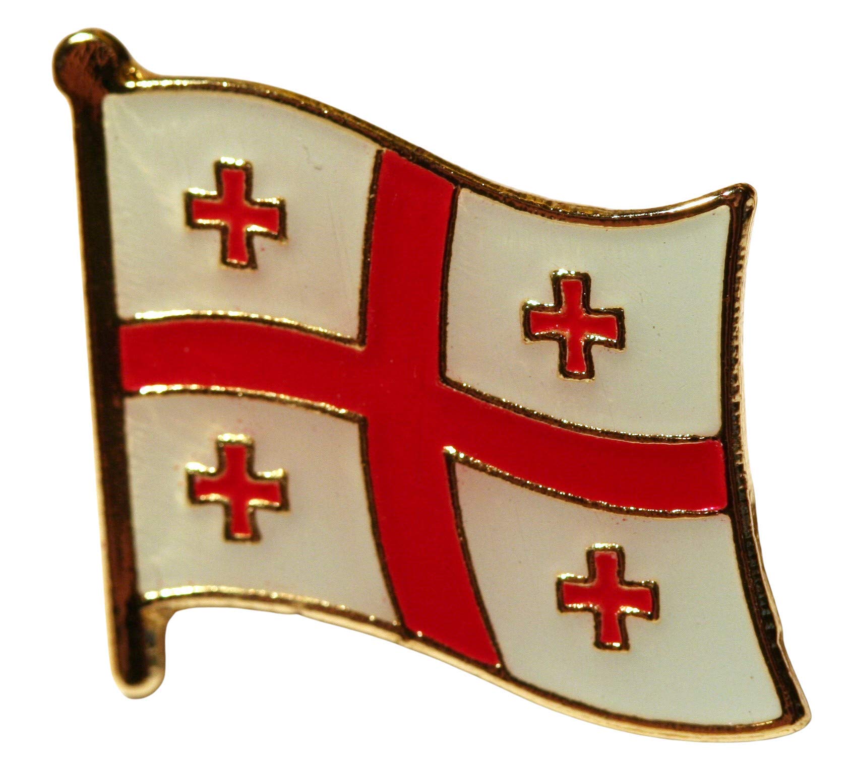 Buxton's Badges Multiple Georgia Flag Pin Badge