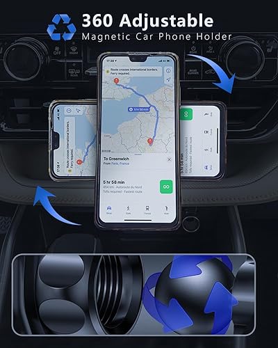 Miniatura 3 de Soporte de teléfono para Toyota Highlander 2020-2024, soporte de teléfono de coche para Highlander 2020-2024 (no para Grand Highlander), fuerte