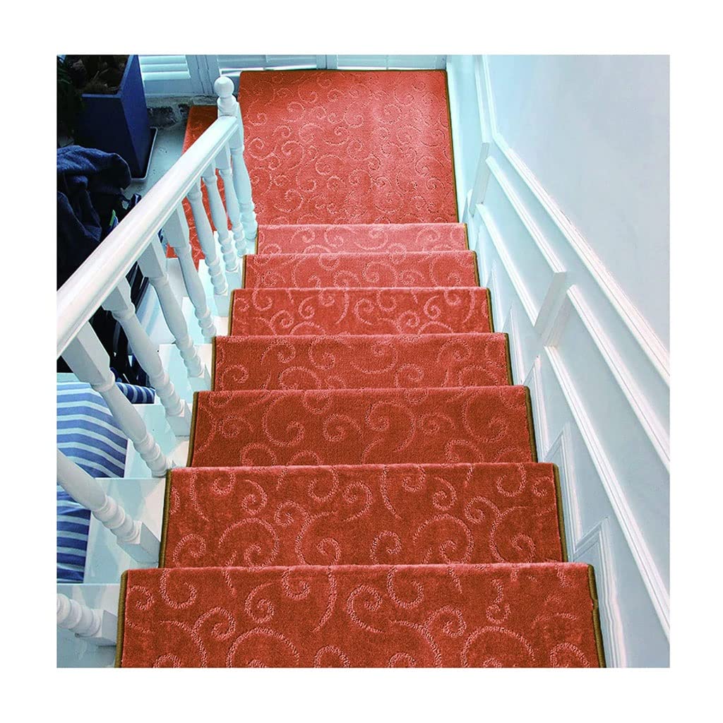 Alfombras para escaleras interiores sin pegamento que dañe la madera 6