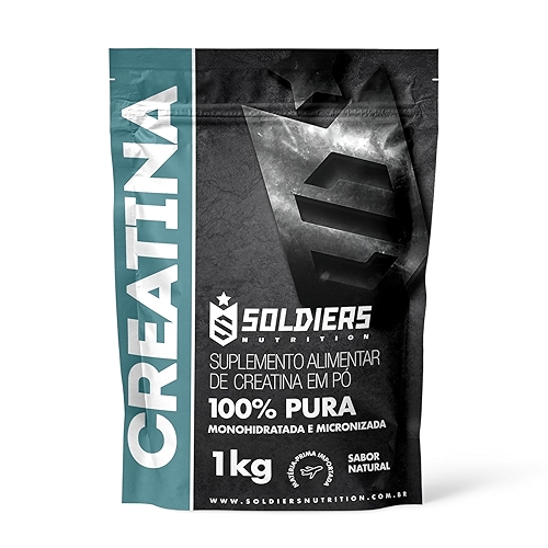 Creatina Monohidratada 1Kg - 100% Pura Importada - Soldiers Nutrition Creatina Monohidratada 1Kg - 100% Pura Importada - Soldiers Nutrition