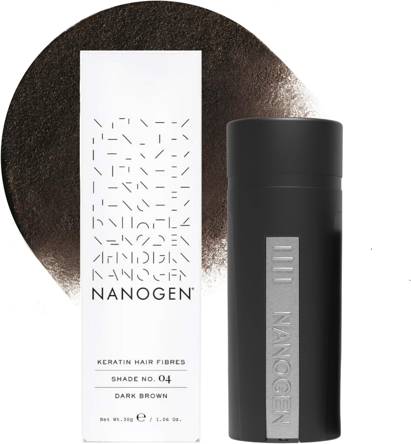 Hair Fibres, 30 g, Dark Brown