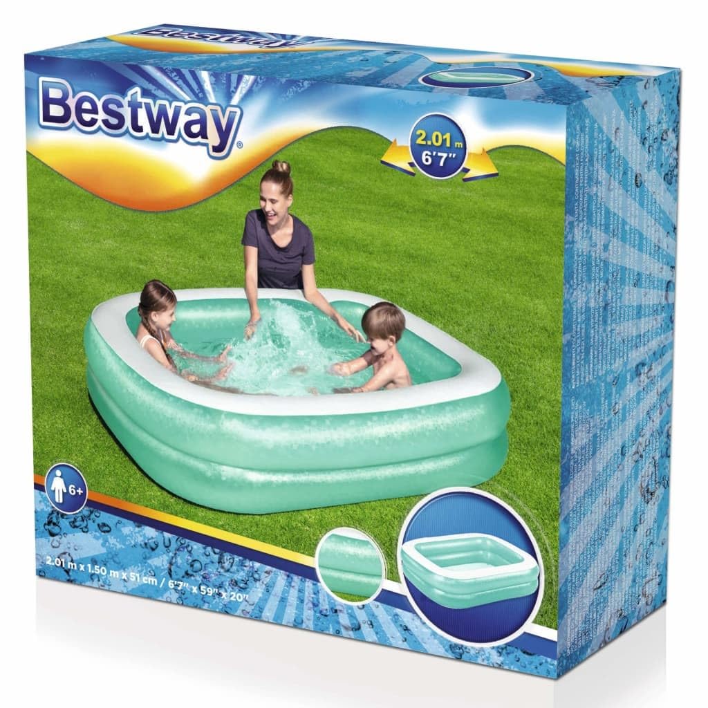 Piscina Inflable Rectangular 201x150x51cm.