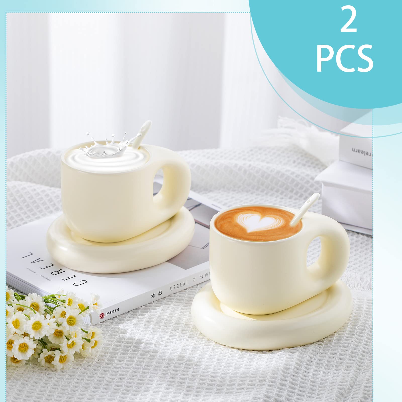 Lallisa Drinkware Cup With Saucer