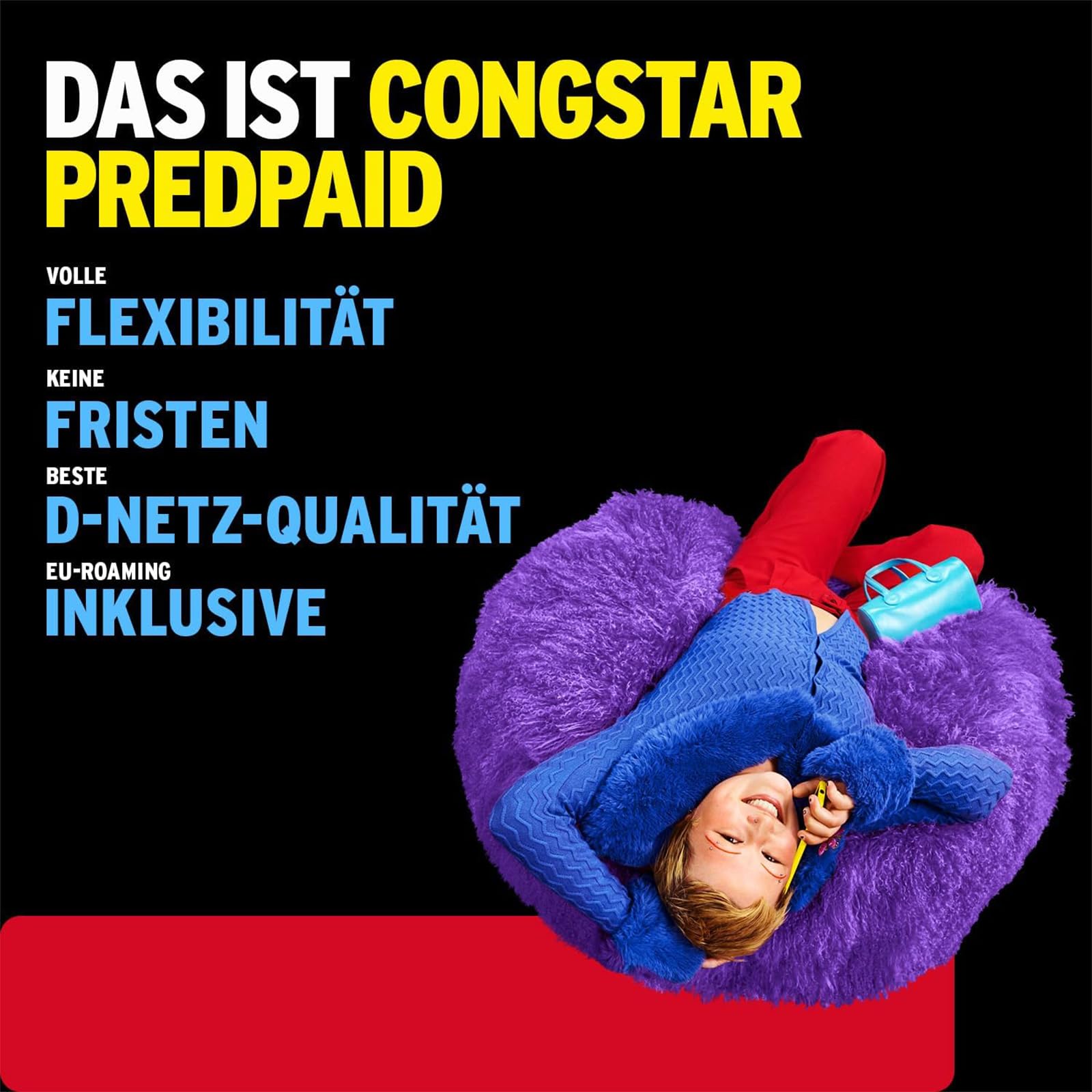 congstar Prepaid Bundle Prepaid L mit Samsung Galaxy A05s, 64GB, schwarz