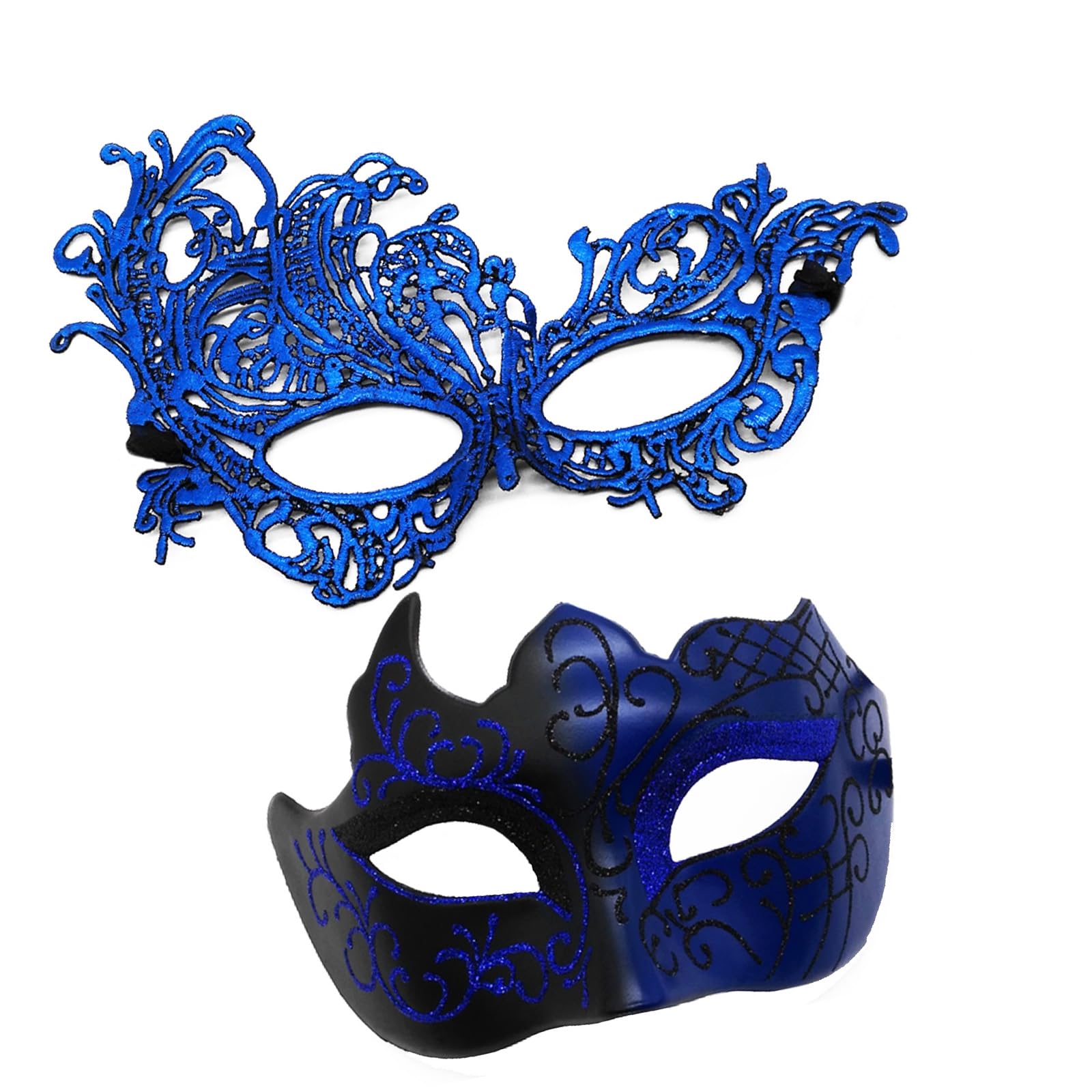 Buxuaaaa Couple Masquerade Women Men Venetians Costume for Christmas Festival New Year Party Venetians for Masquerade