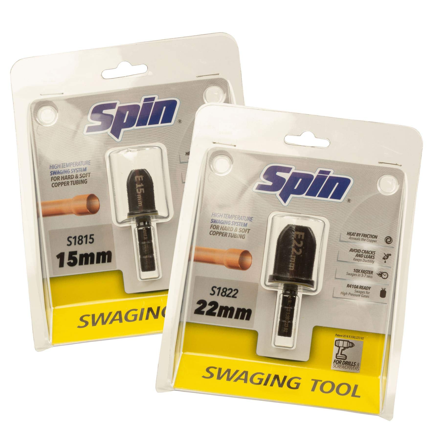 Spin Swaging 15Mm And 22Mm Metric Plumbing Set