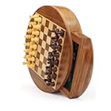 Chess Set Game Portable Game of Magnetic Box Chessboard Chess Pieces Chess Portable Storage Board Portable Board Game Set (Color : L 234cm) (L 23 * 4 Cm)