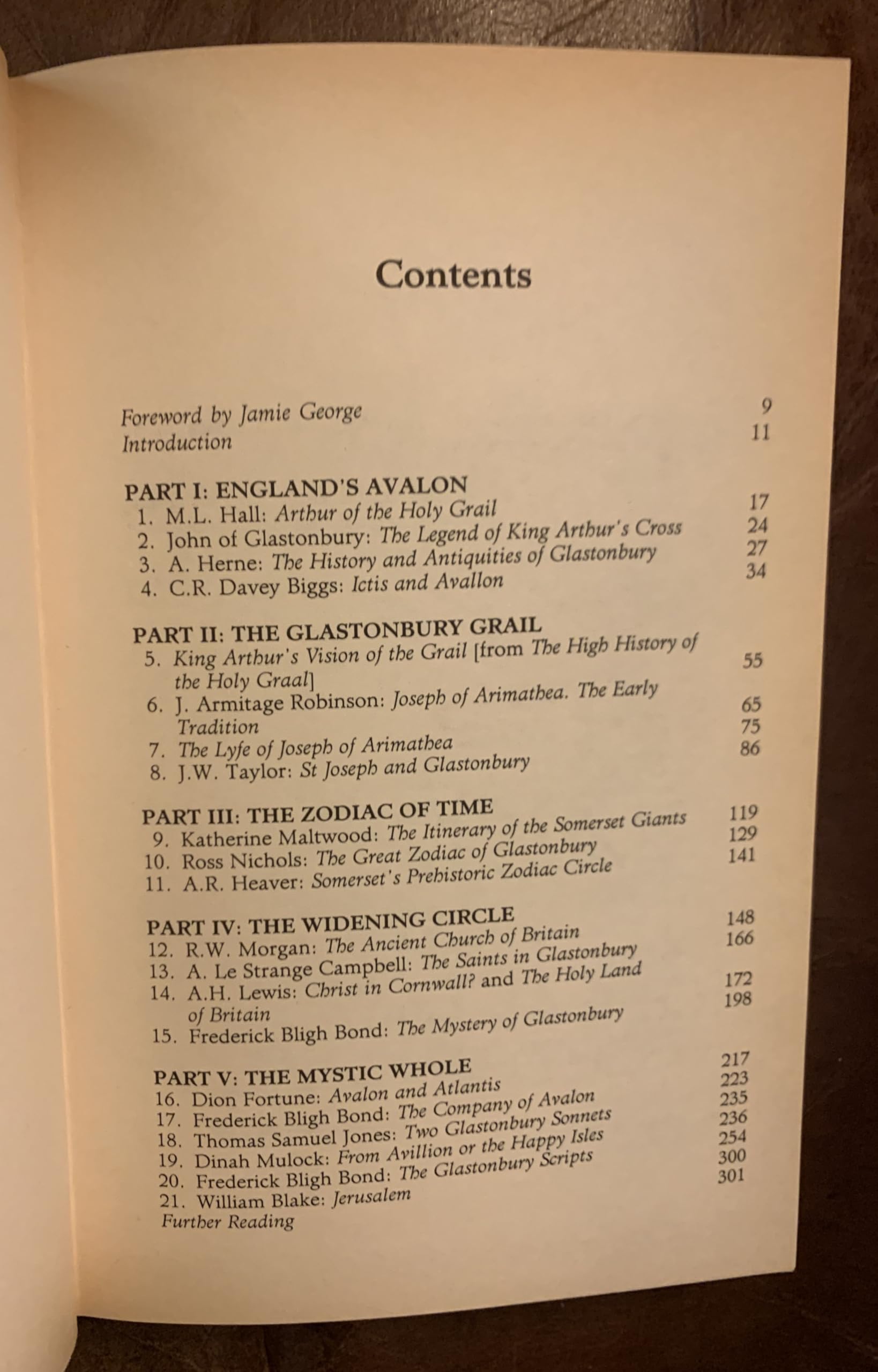 A Glastonbury Reader: Selections from the Myths, Legends, and Stories of Ancient Avalon