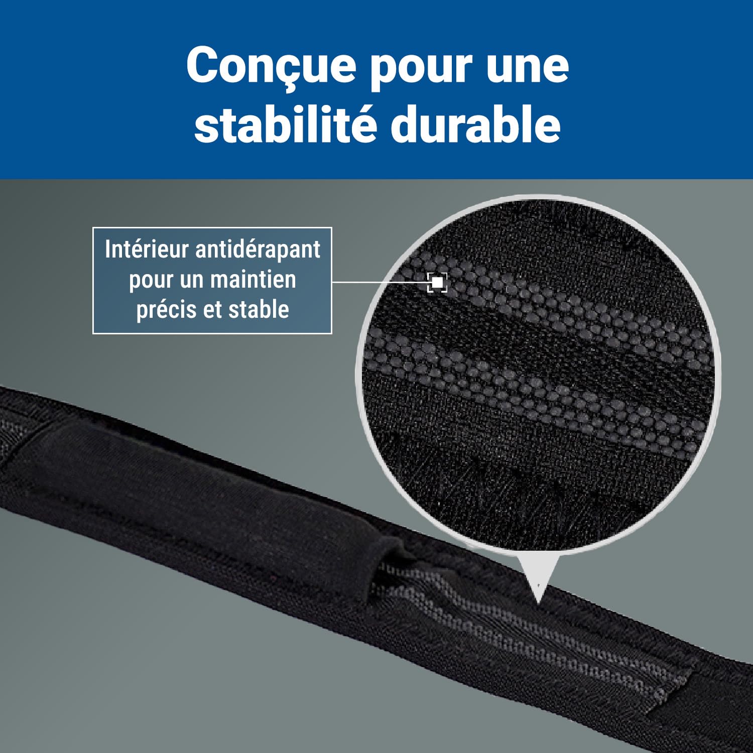 Zamst JK Band Sports Patella Band - Genouillère de Support avec Compression pour le Soulagement de la Douleur au Tendon Rotulien - Pour les Sports Légers, Course, Randonnée, Tennis, Athlétisme - M