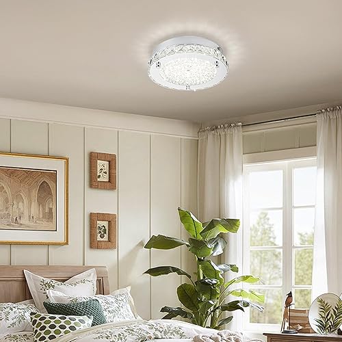 Miniatura 9 de Lámpara de techo, lámparas de techo de cristal, lámpara de techo regulable, lámpara de techo empotrada, luces de techo LED para dormitorio, 8