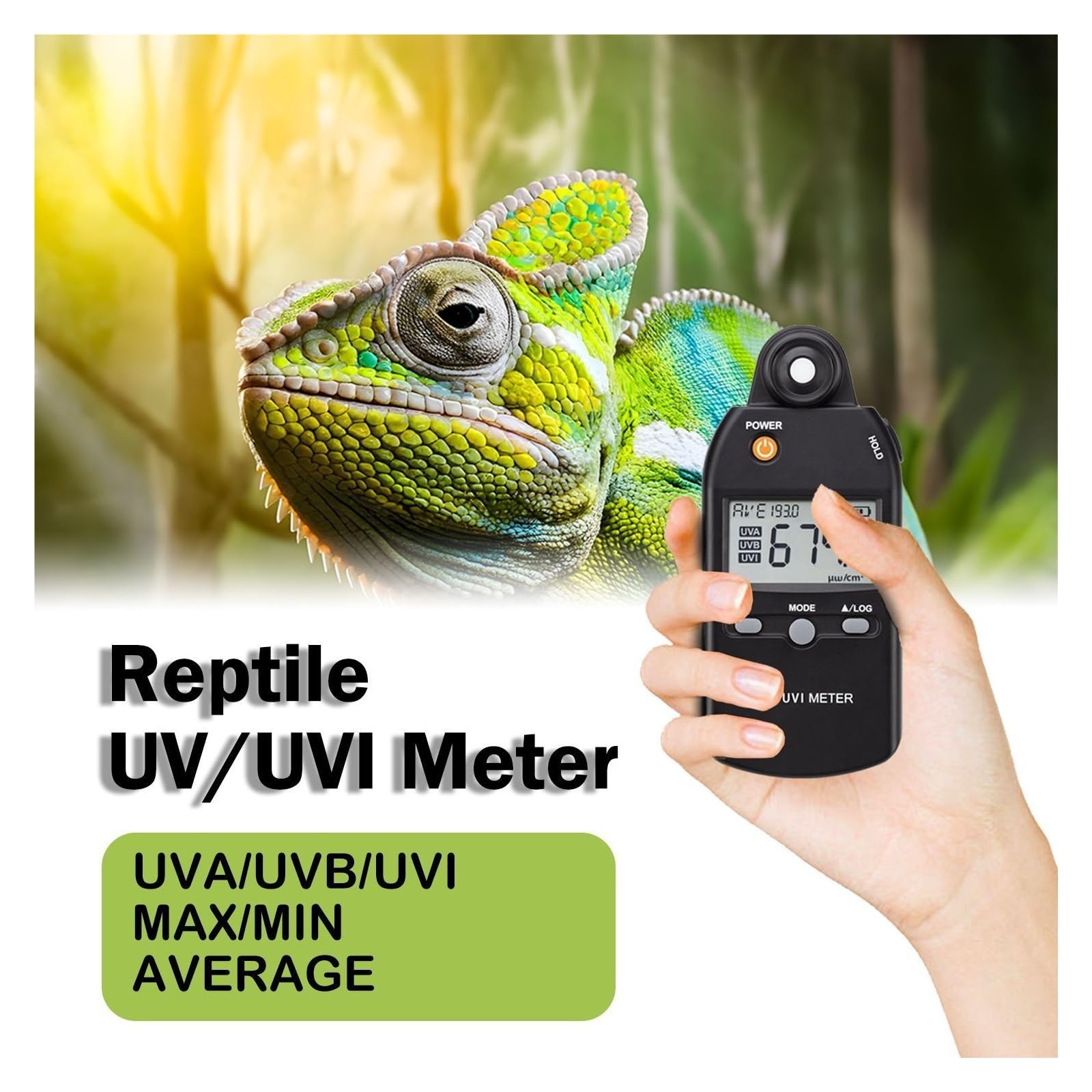 Espectrómetro de Mano, Espectrómetro portátil UV-Visible con pantalla clara Lectura directa confiable