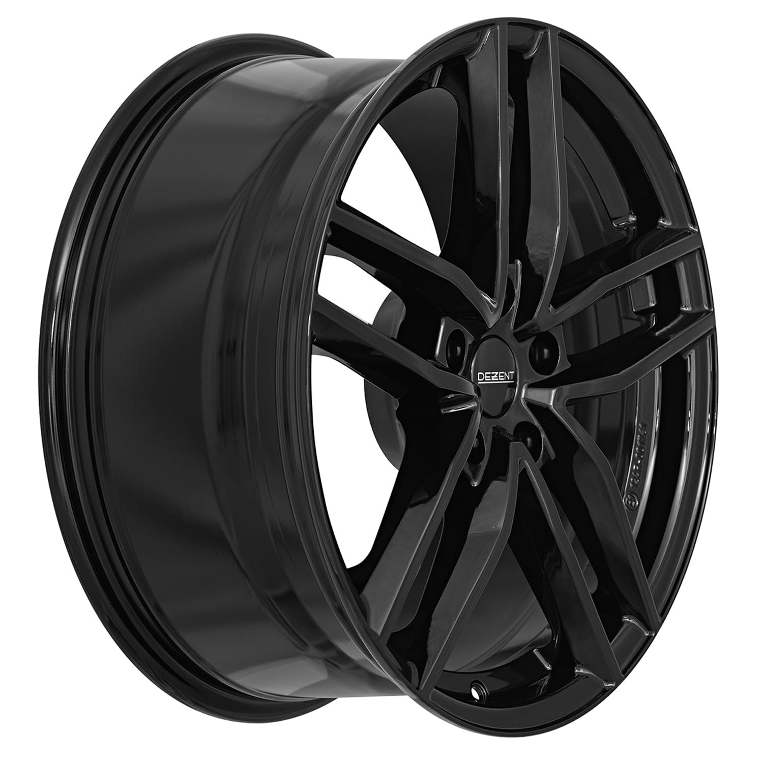 4x Dezent cerchi in alluminio TR black 7.5Jx18 ET38 5x112