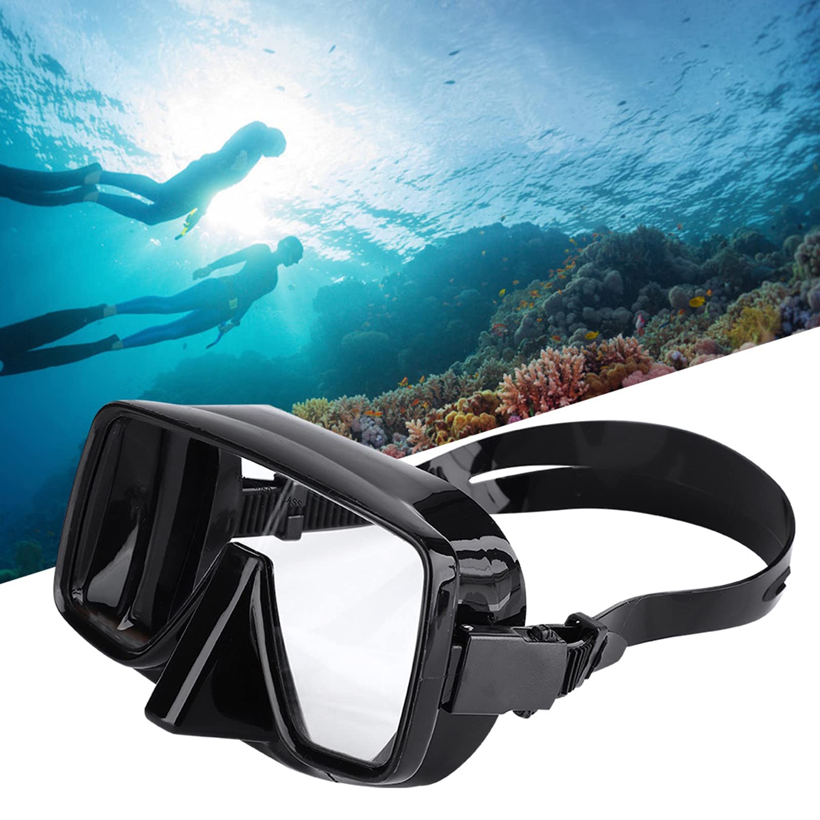 Maschera da immersione, Attrezzatura for lo snorkeling, specchio for immersioni, specchio for immersioni profonde completamente in silicone, imballaggio in plastica for lo snorkeling, maschera subacqu
