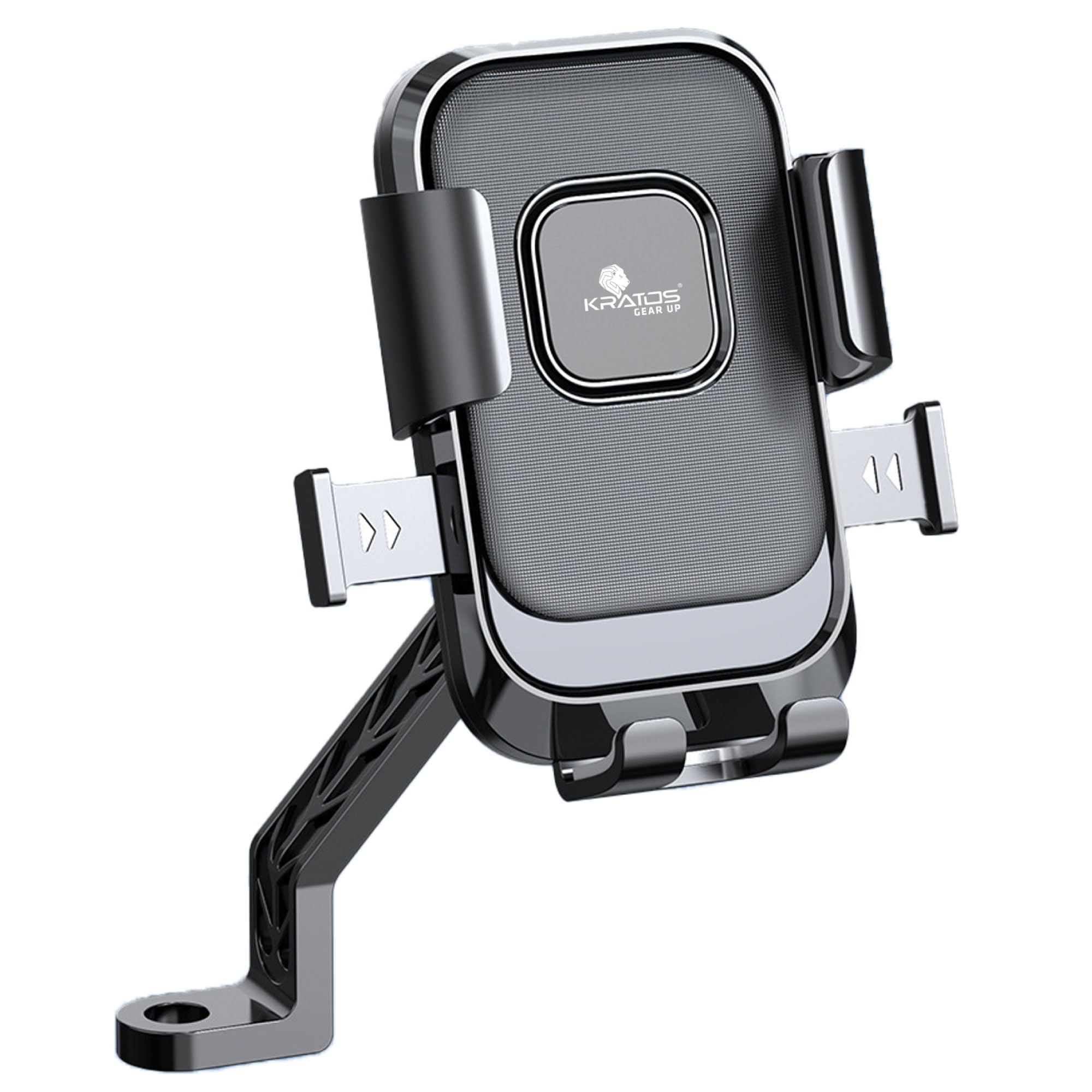 Kratos Moto-B2 Mobile Holder for Bikes with One Click Locking, Mirror Fitting Style, Anti-Shake-Firm Grip, 360° Rotation, Mobile Holder for Scooty, Activa, Jupiter, Electric Scooters & Bikes (B0DBLPF3BV) Amazon Price History, Amazon Price Tracker