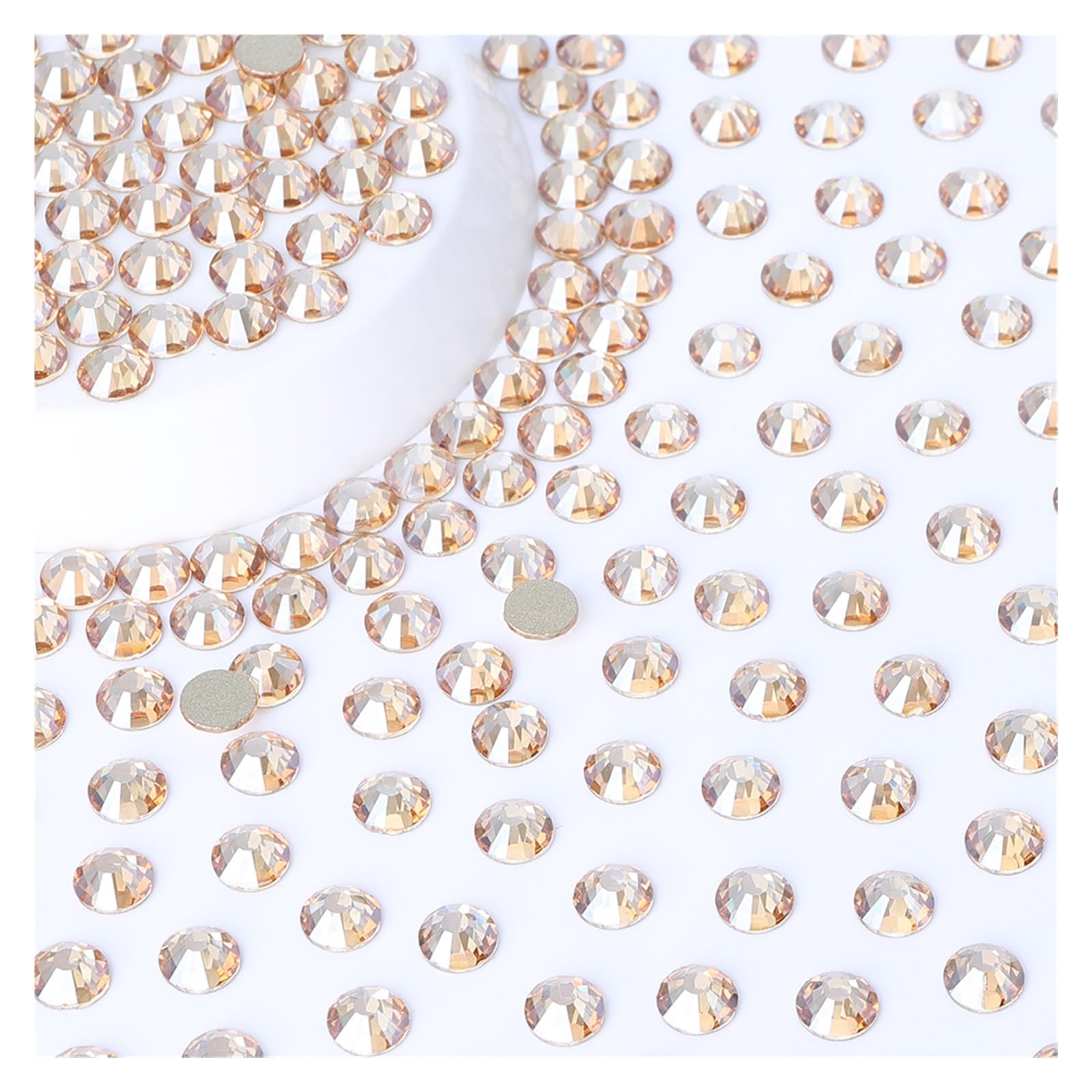 Glass Nail Art Rhinestones Glitter Round Flatback Crystal SS6 SS20 Manicure