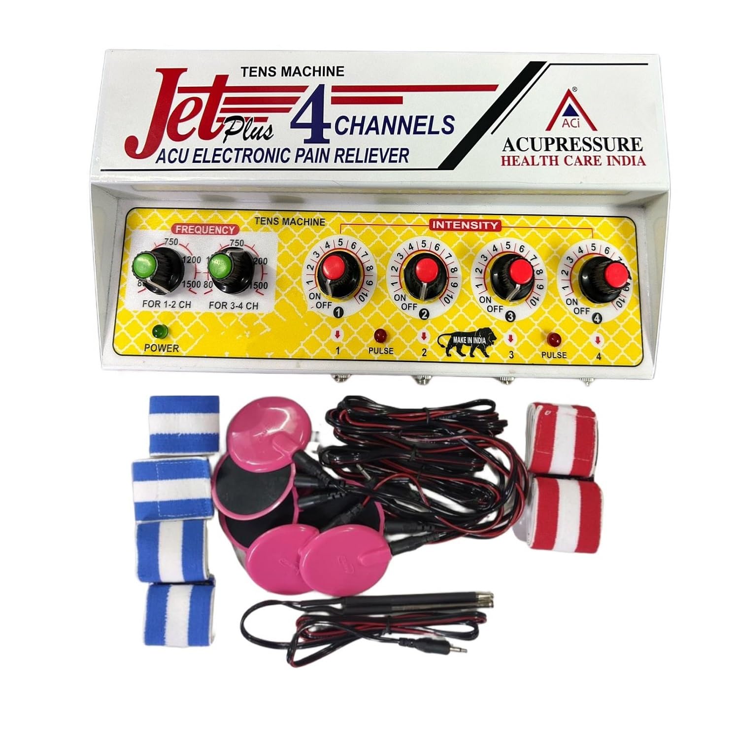 ACi Acupressure Stimulator - T.N.S. Four Channels Jet Plus Massager