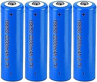 Aa Lithium BatteriesRechargeable Battery 3.7V Battery 2200 MAh Performance for Household Devices, Camara (Button Top),Button Top,4 Pcs,Button Top