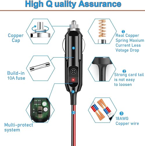 Miniatura 6 de Cargador de coche de 56 W 14 V CC para cargador de batería Noco compatible con NOCO GB70 GB150 GB250+ GB251+ GB500+ Genius Boost Ultra Safe Batería