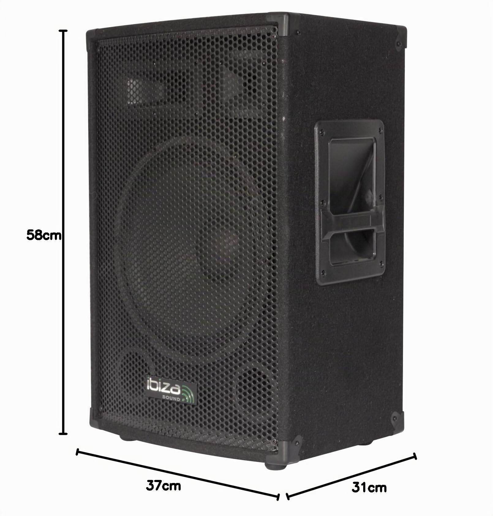 Ibiza Enceinte Passive Sono DJ PA Subwoofer 12" 600W