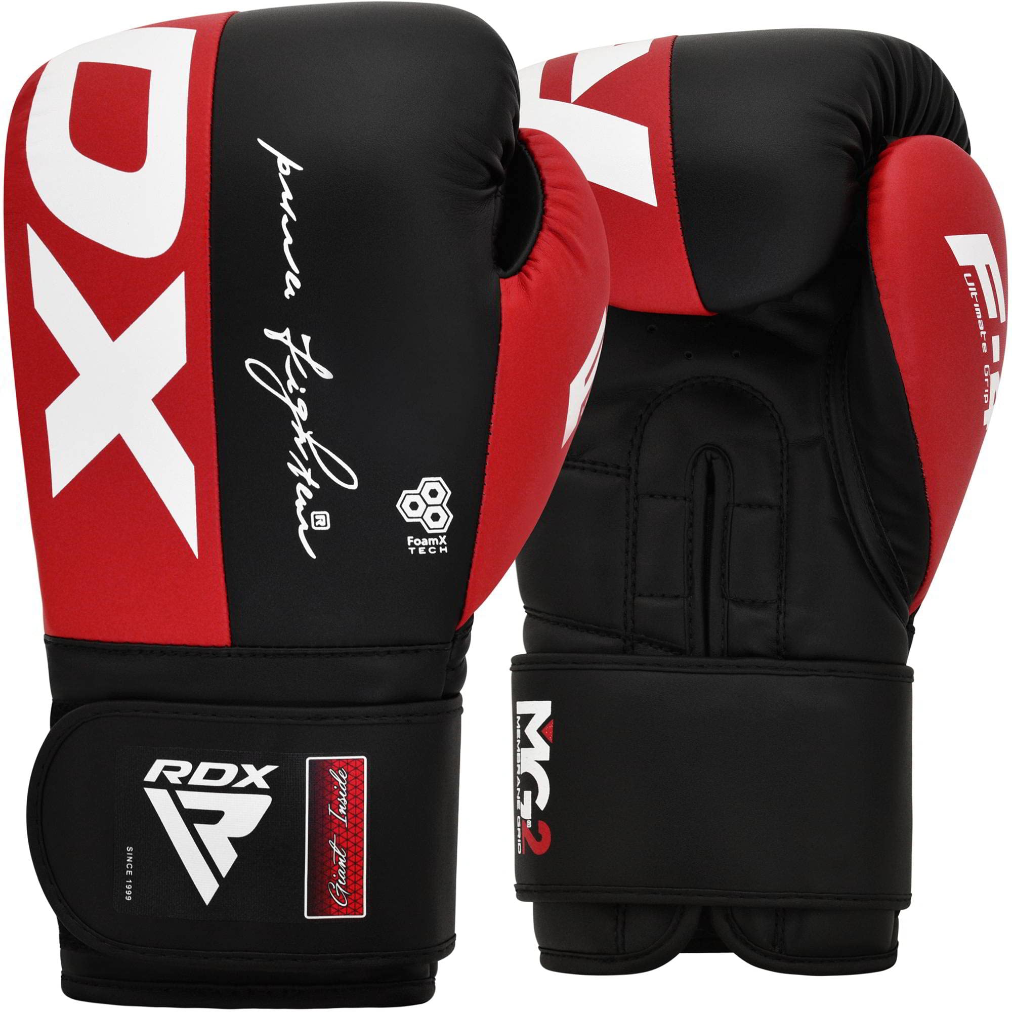 RDX Boxing Gloves, Maya Hide Leather Training Gloves for Muay Thai, Kickboxing, Sparring, Punch Bag, Punching Bag, Kickboxing Gloves, Martial Arts Training, Home Gym, Men, Women, 8 10 12 14 16 oz