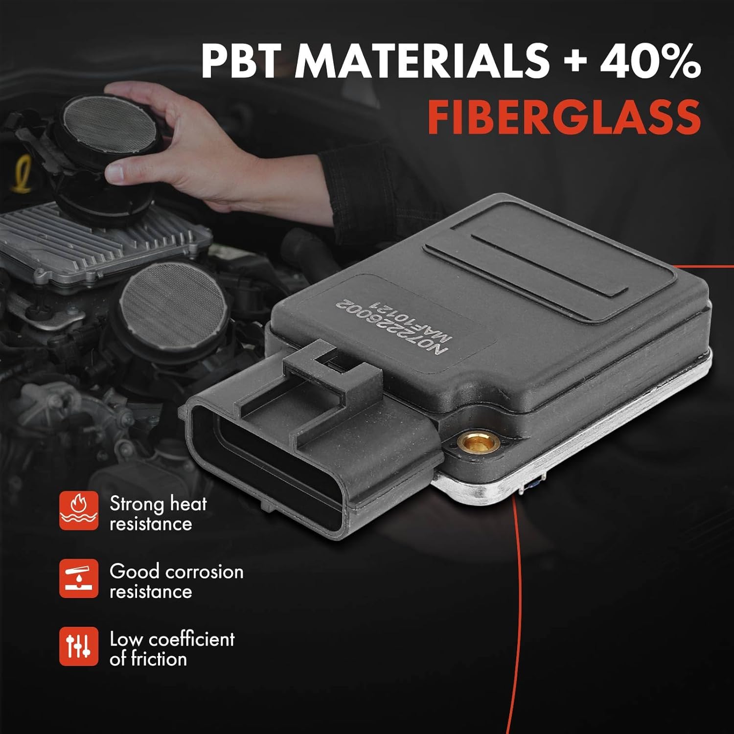 A-Premium Mass Air Flow Sensor Meter [4-Pins] Compatible with Ford Mustang 1999-2001 & Lincoln Continental 1998-2002 - V8 4.6L