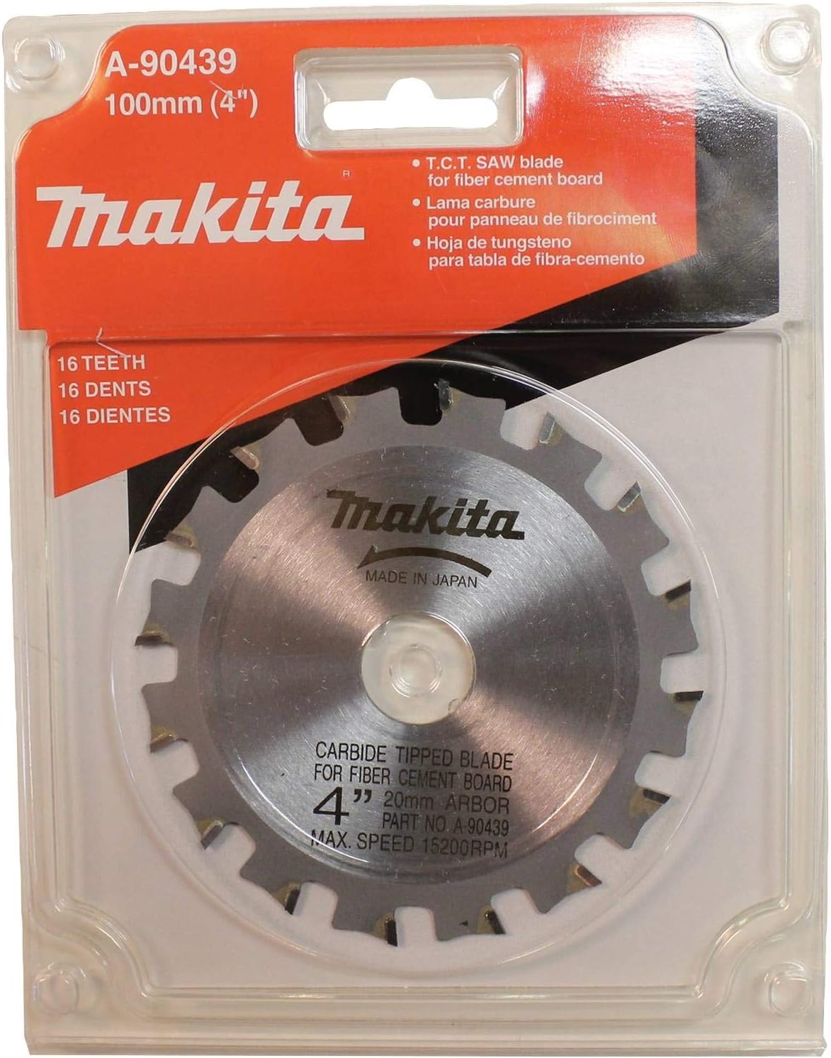Makita A-90439 4-Inch Carbide Tipped Blade, 16-Teeth
