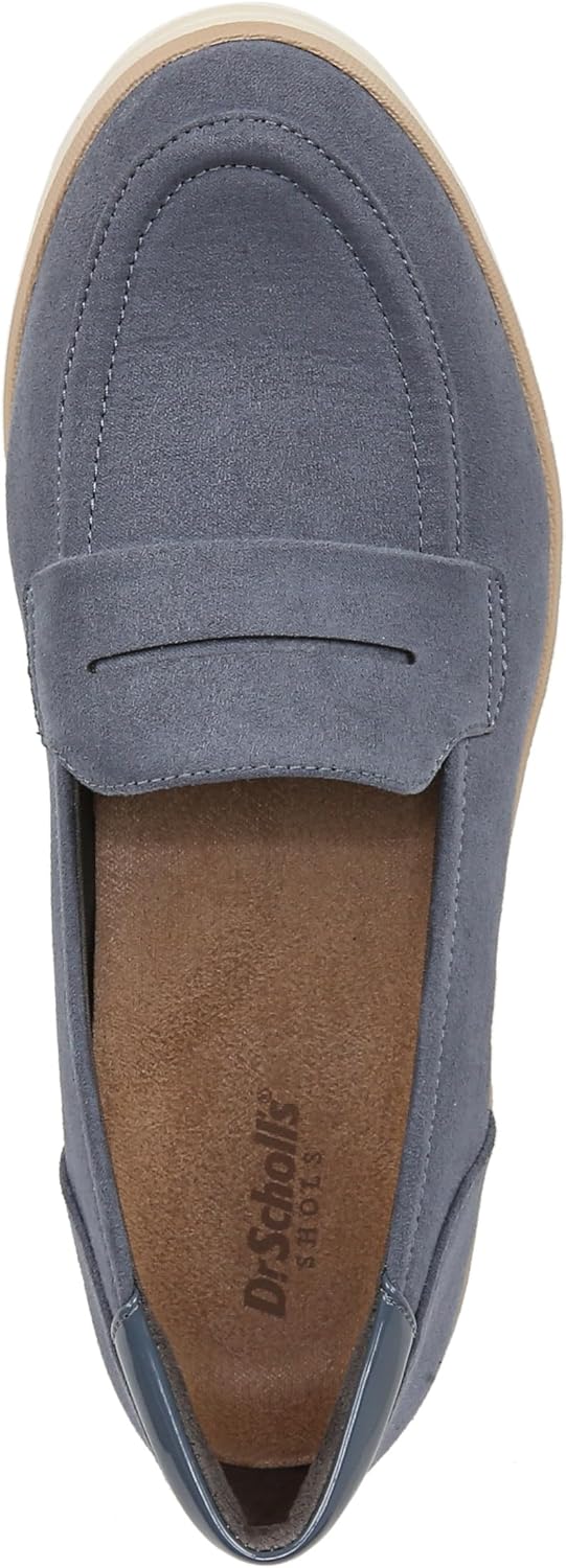 Dr. Scholl's Shoes Womens Nice Day Slip On Loafer Oxide Blue Microfiber 9 M - Image 5