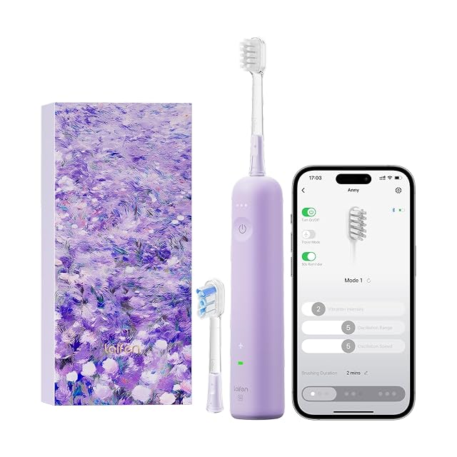 Laifen Wave Special Rechargeable Toothbrush for Adults, Waterproof, Purple — $62.99 (30% off)