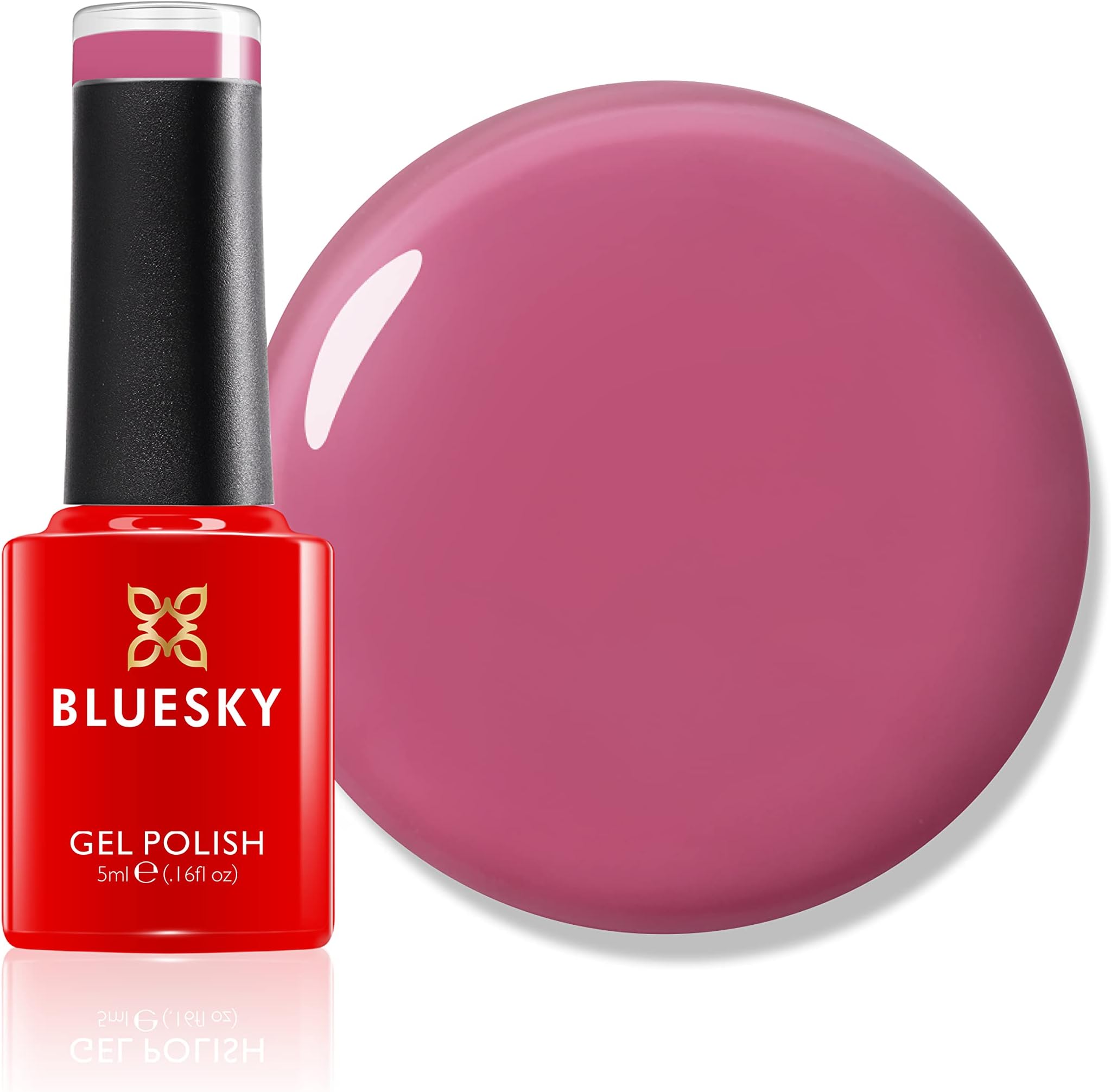 BLUESKY Gel Nail Polish, What It Takes, SS2311, Bright, Pink, Long Lasting, Chip Resistant, 5 ml Requires Drying Under UV LED Lamp