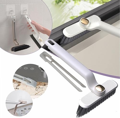 Miniatura 2 de Cepillo de limpieza giratorio multifunción, cepillo de cerdas duras, rotación de 360 grados, sin esquinas muertas, cepillo de cerdas duras para