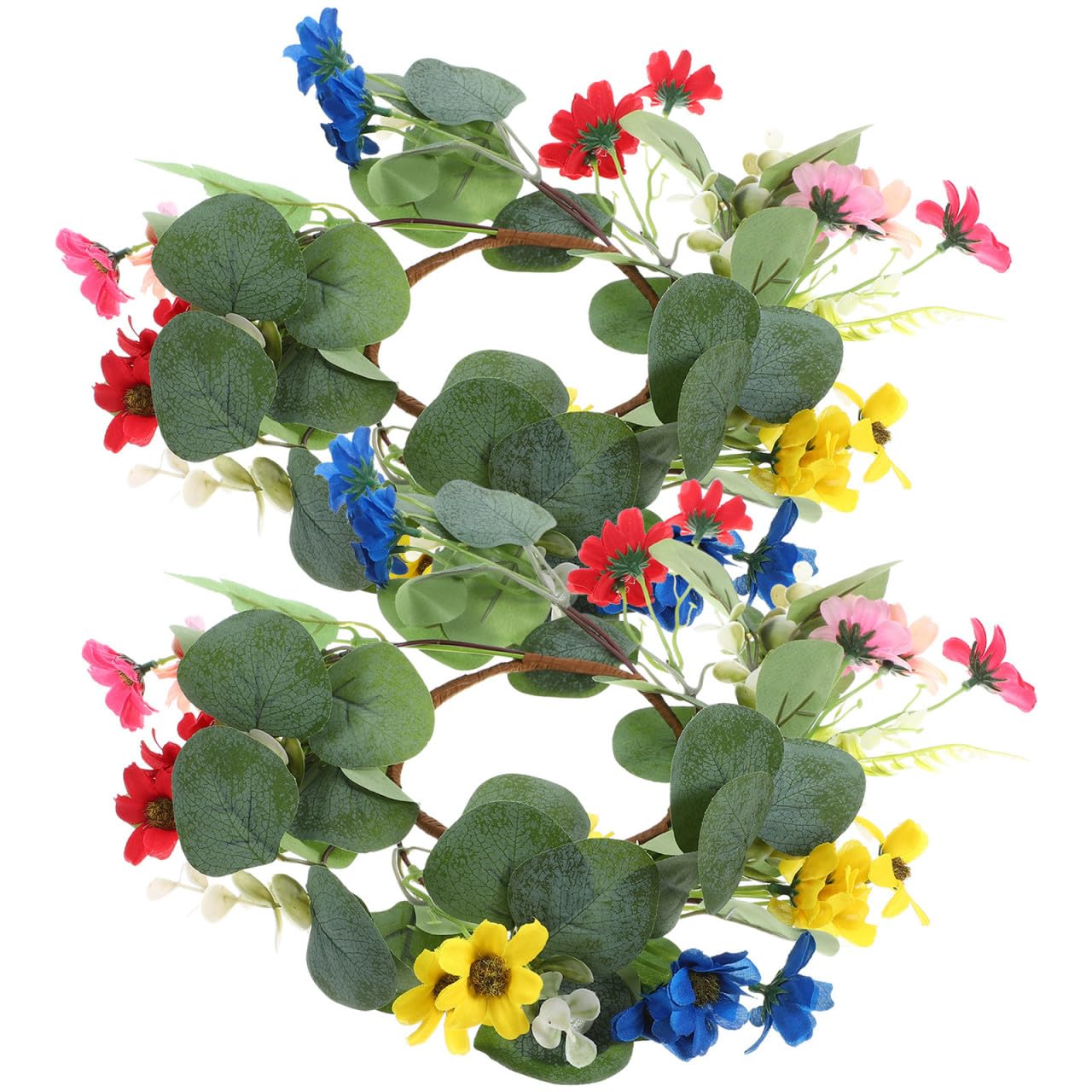 Anillos de Flores de Eucalipto para Centros de Mesa sin Mantenimiento en Festivales