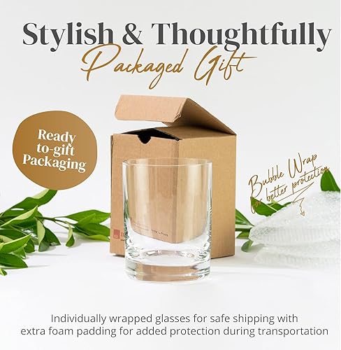 Miniatura 6 de Vaso de whisky personalizado grabado en la parte inferior con escritura a mano, logotipo o texto grabado, regalo para papá, día del padre, regalo de