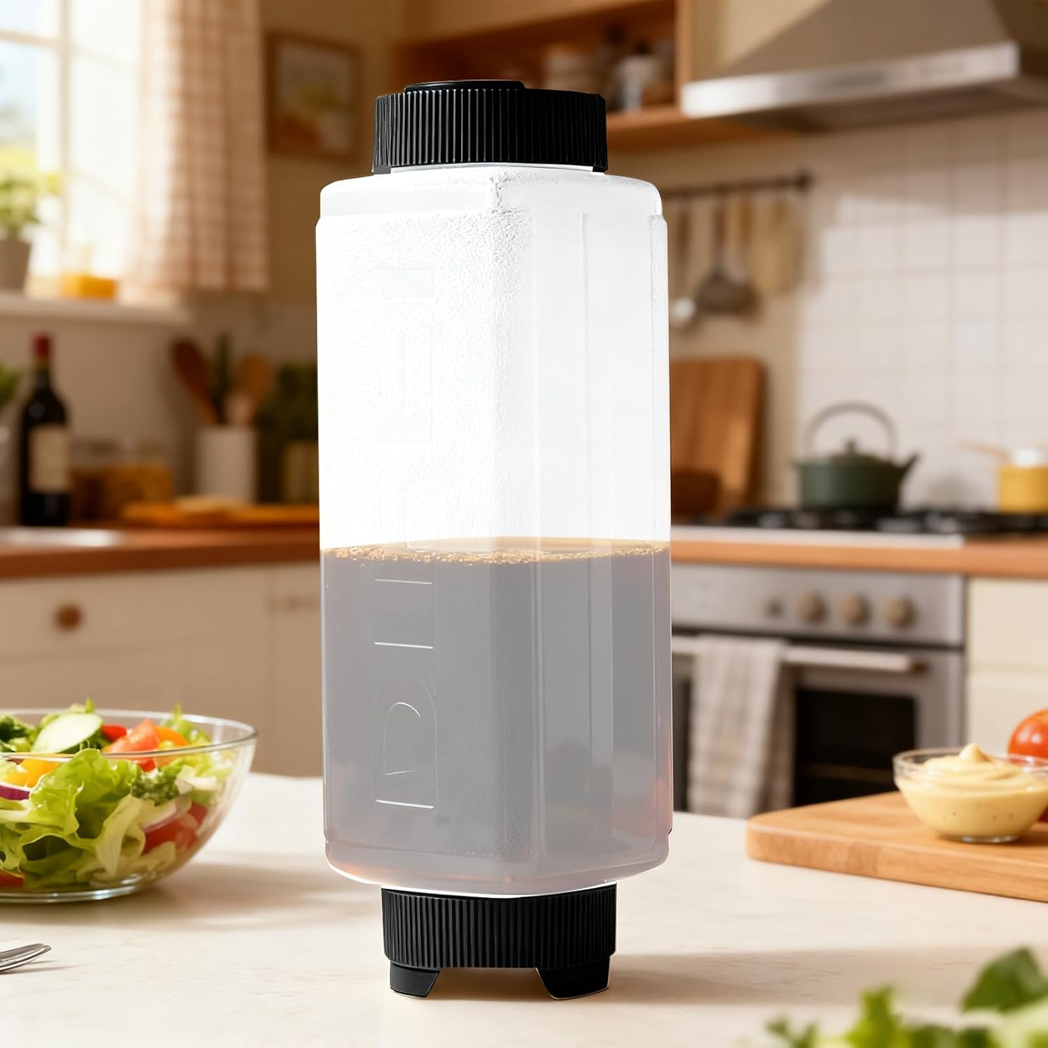 Squirt Bottles for Sauces Refillable Large Valve Squirt Container image 3