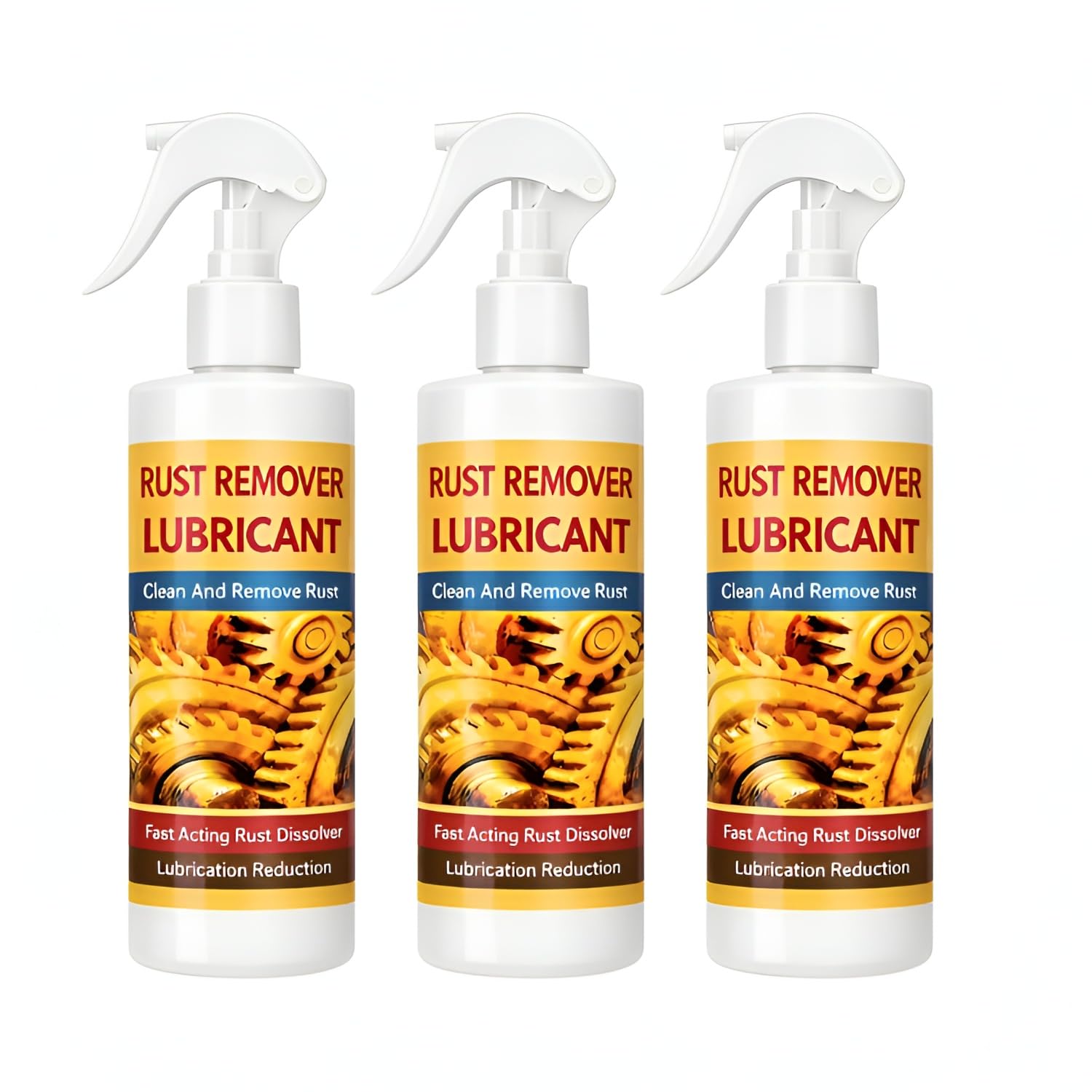 Rust Remover Spray | Fast-Action Rust Cleaner for Metals, Tools, Auto Parts & Appliances | Professional Grade Formula | Removes Corrosion & Stubborn Rust Stains, Each 200ml, Pack of 3-image-7
