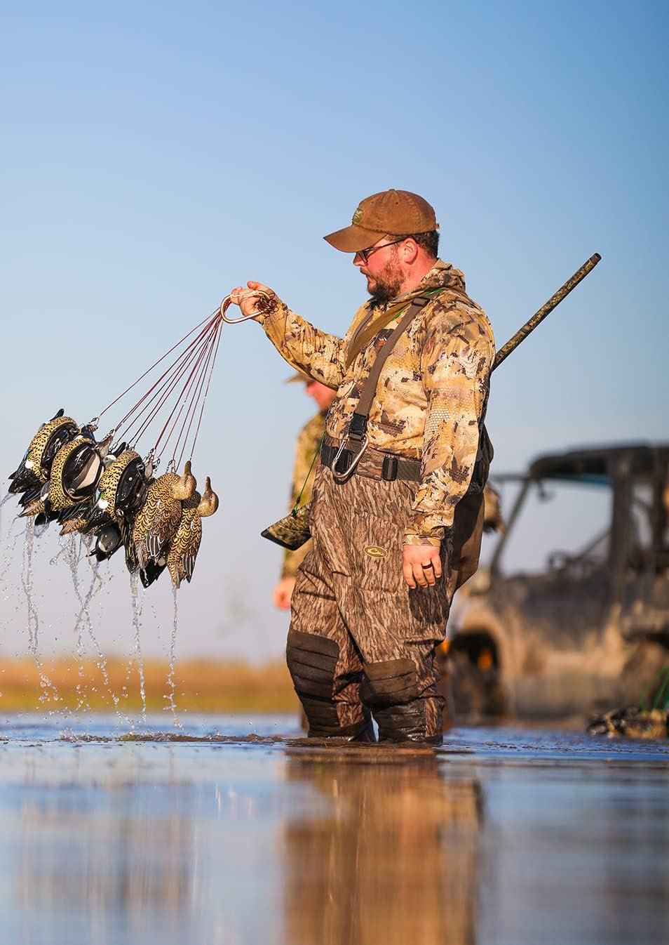 Heyday Outdoors Duck Decoy Rig | 2.5ft 3oz Tangle-Free PVC-Coated Cable & Weights | Texas Decoy Rig Built for Duck Hunting