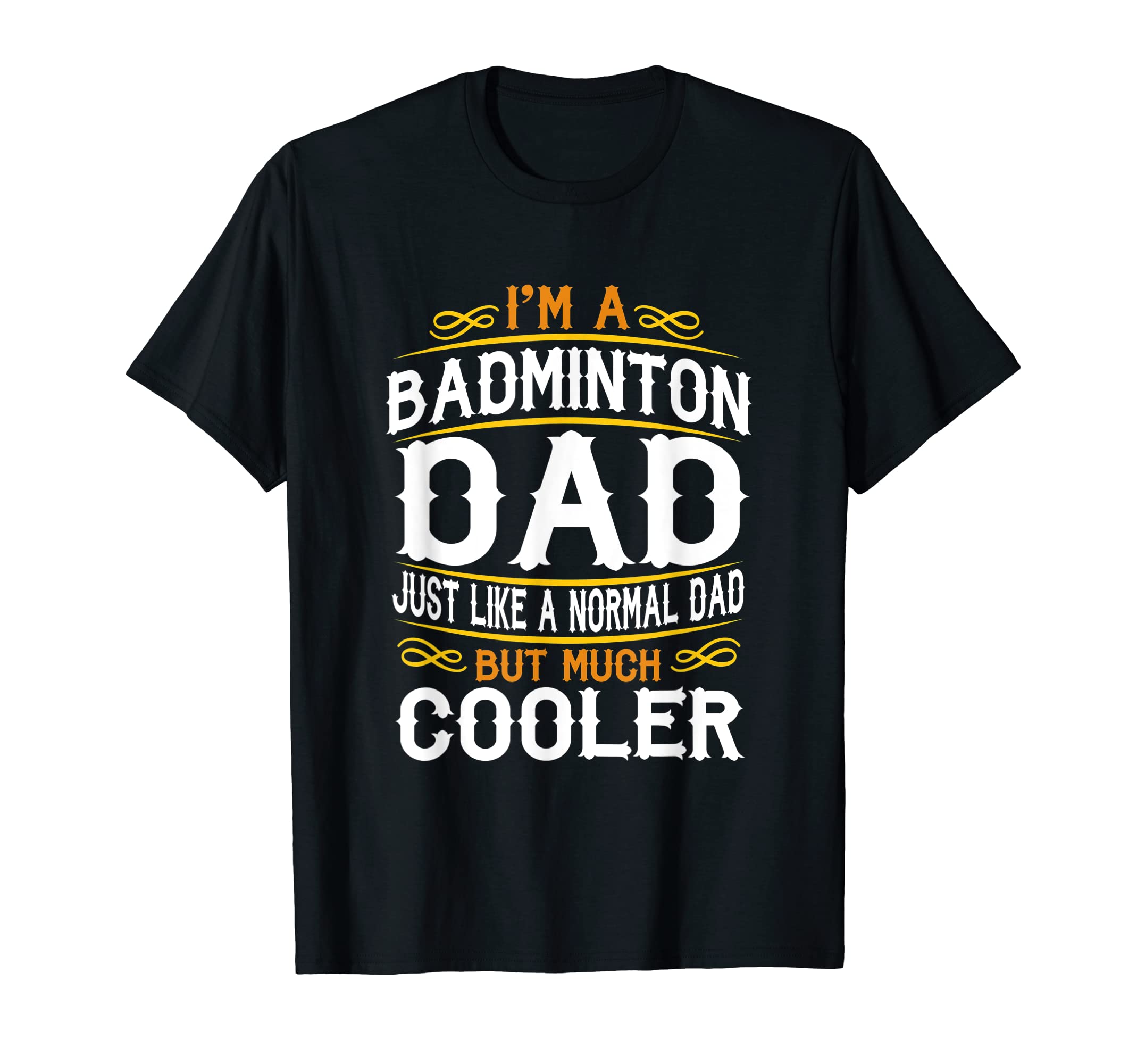 FRESH TEEZ APPARELBadminton Dad, I'm a Dad Shirt. Vintage t shirts F41 T-Shirt