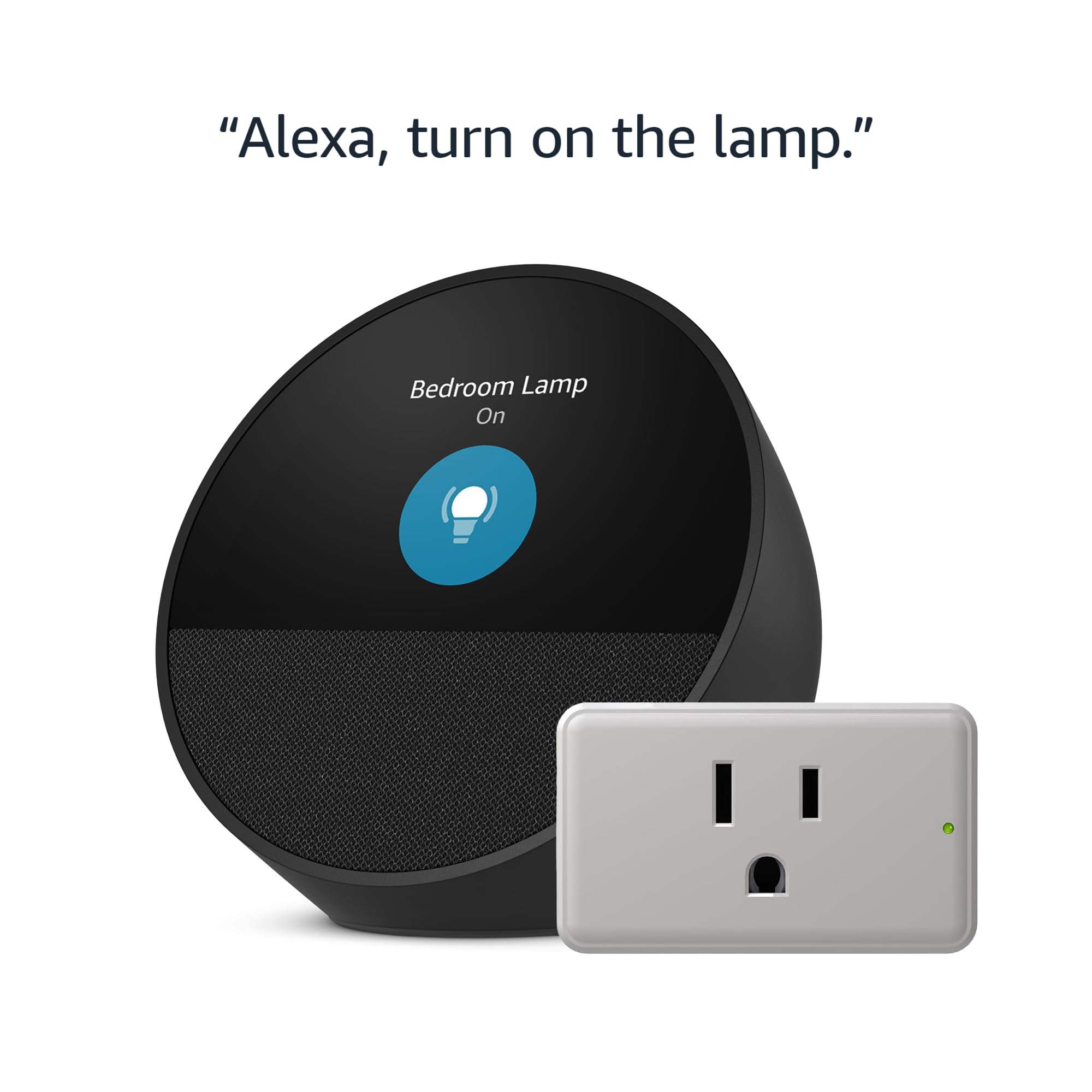 Echo Spot with Legrand Radiant Smart Plug