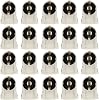 Uonlytech T8 Lamp Holder 20Pcs White Fluorescent Tube Holders with Heat-Resistant Design for Bedroom and Office Lighting Random Color