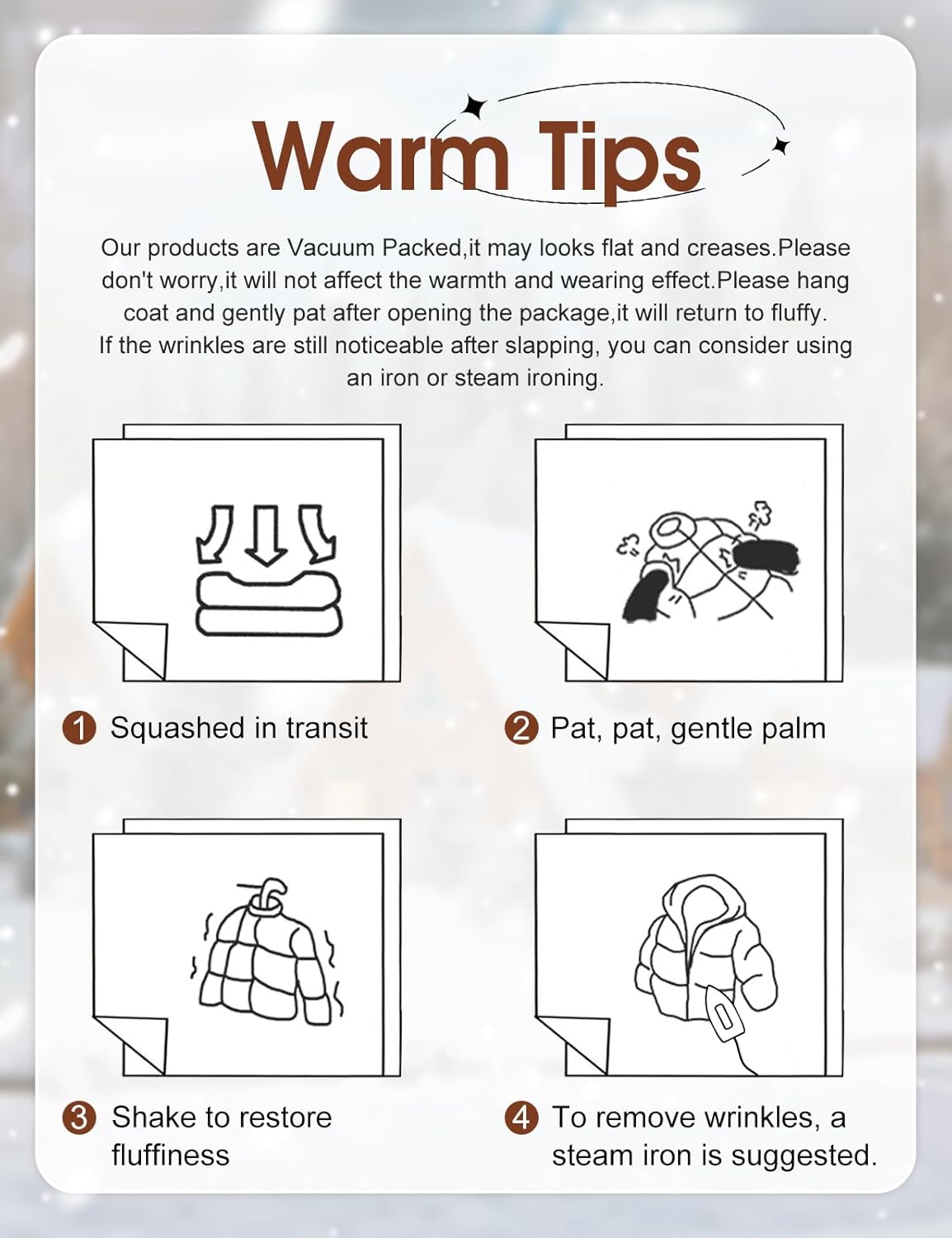 Women's Winter Fleece Lined Jacket Windproof Warm Water-Resistant Puffer Jacket Coat for Commuting - Image 6